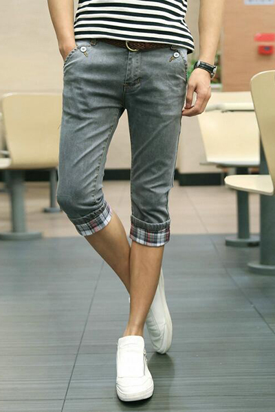 Pantaloni denim bărbați - un model de vacanță de vară și nu numai ... (foto)