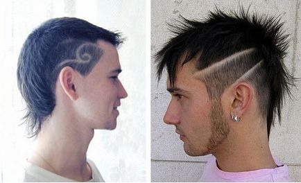 Férfi hajvágás borotvált oldalán fotók, kilátás styling lehetőségek