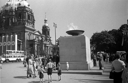 Olimpiai láng - tökéletes elképzelés Dr. Goebbels, echo Oroszország