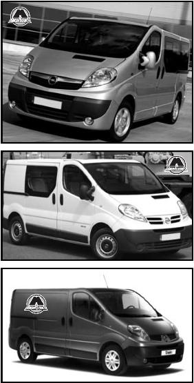 ellenőrzés, műszerfal, belső berendezések Opel Vivaro, kiadói monolit