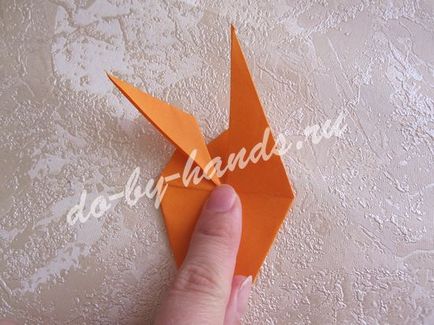 Capră Origami pentru copii, diagrama, clasa master pas cu pas cu fotografie