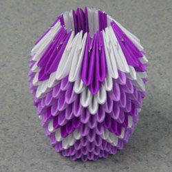 Орігамі модулів вази - орігамі вази збірка - модульне орігамі блог сергея тарасова