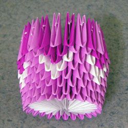 Origami module vaze - vaze de asamblare origami - origami modular pe blog-ul Serghei Tarasov