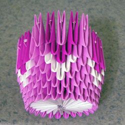 Origami module vaze - vaze de asamblare origami - origami modular pe blog-ul Serghei Tarasov
