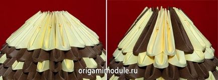 Origami asamblare vaze