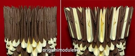 Origami asamblare vaze