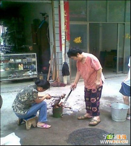 Caracteristicile culturii chineze în fotografii nu sunt pentru cei slabi (gătit caini vii, prăjiți