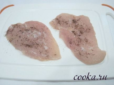Csirke szelet gombával (perc) Csirke szelet gombával