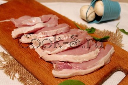Carne de porc cu ciuperci - rețetă pas cu pas cu fotografii, vase de carne
