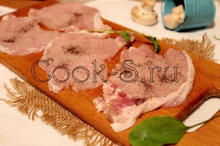 Carne de porc cu ciuperci - rețetă pas cu pas cu fotografii, vase de carne