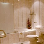 Díszítő fürdőszoba műanyag panelek, építési és javítási