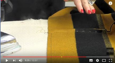 Kabát minták nem mutatnak kettős kasmír varrás technológia 5. rész