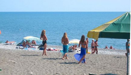 Пенсионно - Beach - Vityazevo (Анапа) как да стигнем до там в и около