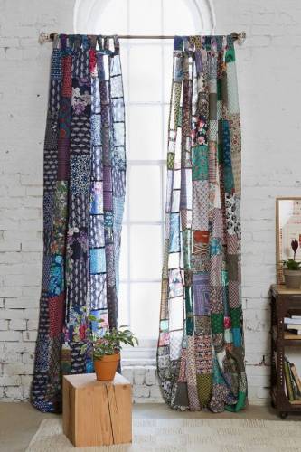 Patchwork függöny 70 kényelmes ötleteket és hogyan kell varrni a saját kezét, belső (függönyök) Patchwork függöny 70 kényelmes ötleteket és hogyan kell varrni a saját kezét, belső