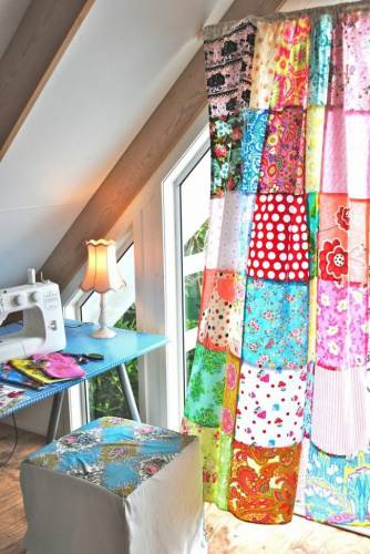 Patchwork függöny 70 kényelmes ötleteket és hogyan kell varrni a saját kezét, belső (patchwork) Patchwork függöny 70 kényelmes ötleteket és hogyan kell varrni a saját kezét, belső