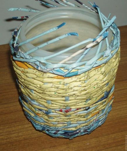 Плетений короб з кришкою - ярмарок майстрів - ручна робота, handmade
