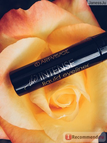 Підводка для очей арт-візаж liquid eyeliner intense - «як же навчитися малювати витончені стрілки