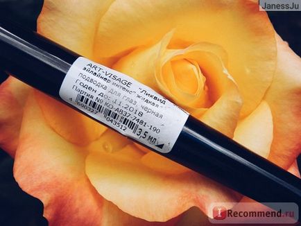 Підводка для очей арт-візаж liquid eyeliner intense - «як же навчитися малювати витончені стрілки