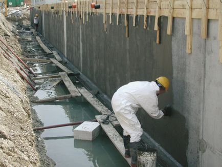 Impregnálás a beton víz hatály, osztályozás alkalmazásával a technológia