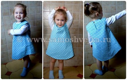 Просте плаття для дівчинки своїми руками - самошвейка - сайт для любителів шиття і рукоділля