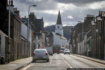 Jelentés a szokásos skót falu a semmi közepén