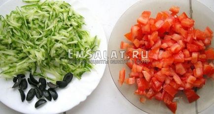 Rețetă pentru salată - o felie de pepene verde - cu o fotografie - o bucată de vară