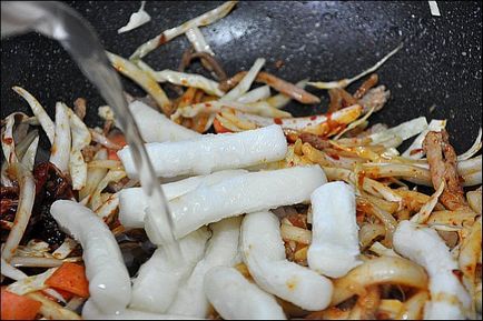 Рецепт токпокі (токпоккі) - гострі рисові ковбаски