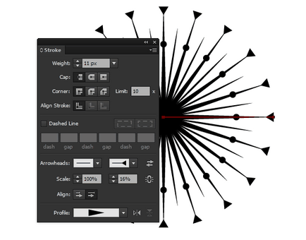 Redați raze retro în Adobe Illustrator