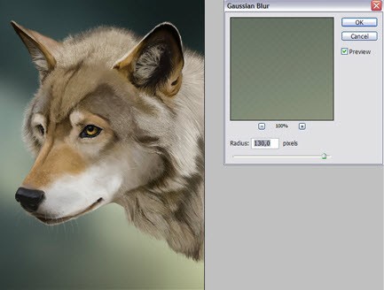 Начертайте вълк в Photoshop