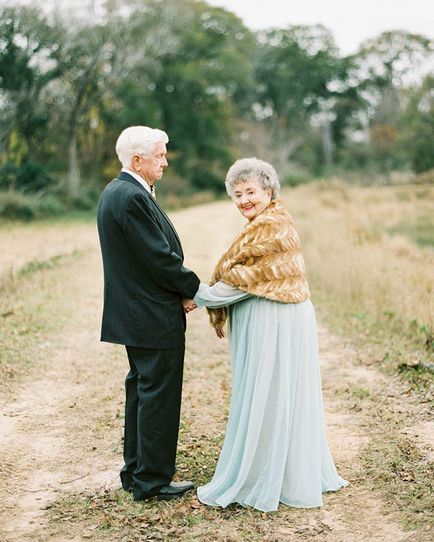 Fotografia romantică pentru cea de-a 63-a aniversare a nunții - cele mai bune fotografii!