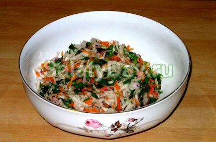 Salata de rechin negru - vitamina comoara cu reteta foto si video