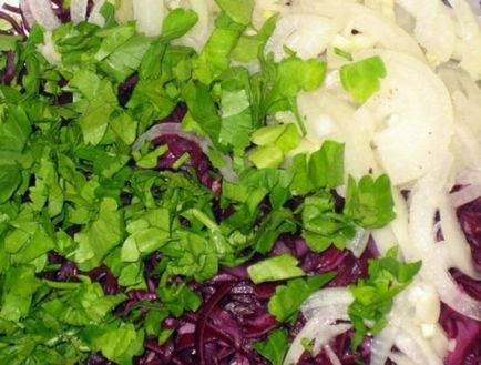 Салат з червоної капусти прості рецепти з фото крок за кроком