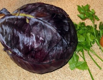 Салат з червоної капусти прості рецепти з фото крок за кроком