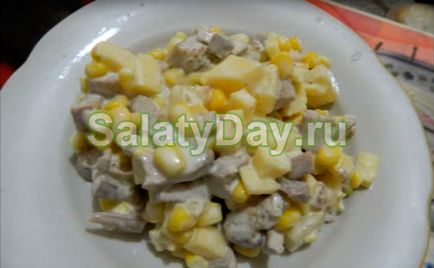 Salata de limbă de porc - un fel de mâncare pentru orice ocazie, o rețetă cu fotografii și videoclipuri