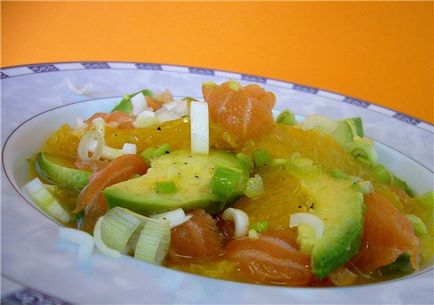 Salata cu portocale Retete delicioase cu fotografie