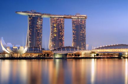A legdrágább épület a világon a Marina Bay Sands Resort