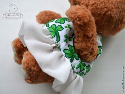 Шиємо плаття на підкладці для ведмедика - ярмарок майстрів - ручна робота, handmade