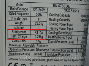 Cât de mult freon în aparatul de aer condiționat