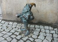 Sculpturi de gnomi - istorie, suveniruri, gnomi din Wroclaw - fă-ți gnomul