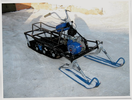 Snowmobil cu mâinile tale de la mașină - pro moto - totul despre scuterele moderne, motoretele, motocicletele