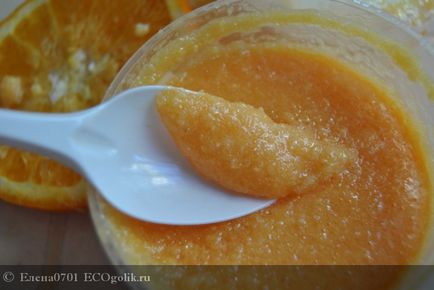 Salt Scrub narancs organiczone - felülvizsgálata ekoblogera elena0701