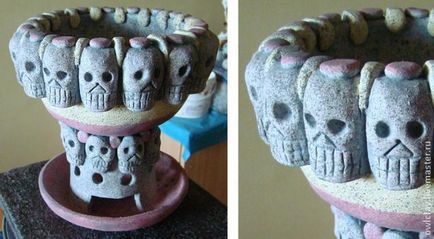 Состарівают виріб з глини - ярмарок майстрів - ручна робота, handmade