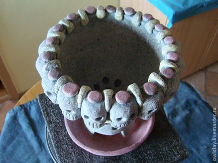 Состарівают виріб з глини - ярмарок майстрів - ручна робота, handmade