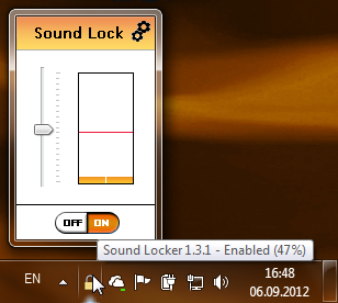 Sound lock - програма для обмеження максимального рівня гучності