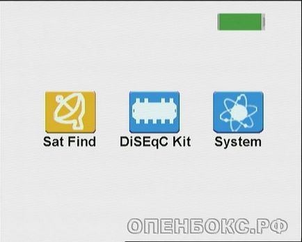 Супутникове телебачення в Білорусі іУкаіни опис меню і налаштувань приладу openbox sf-51