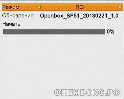 Televiziune prin satelit în Belarus și Rusia descrierea meniului și a setărilor dispozitivului openbox sf-51