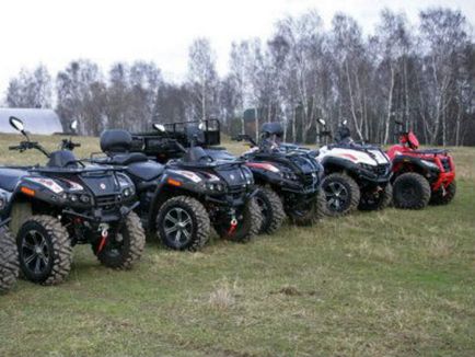 Compararea ATV-urilor utilitare cu stelle și cf moto