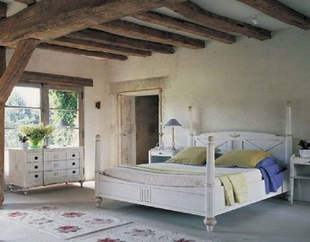 Stilul Provence în interior, designul dormitorului pe designul foto al unui dormitor pentru copii mici în stil