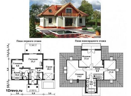 Constructii de case din caramida si lemn, materiale, valoare