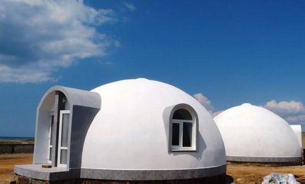 Будівництво купольних будинків в криму з пінополістиролу